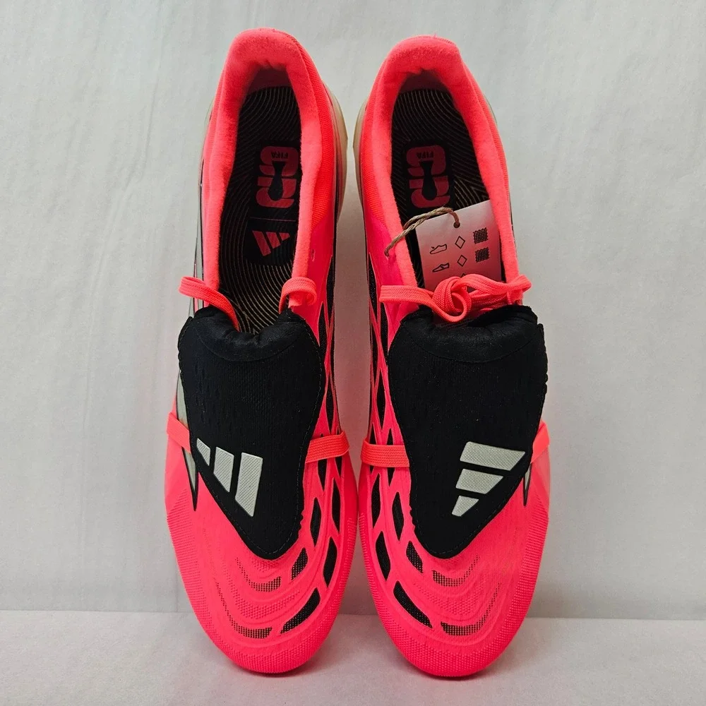 Adidas Predator Pro FT FG Soccer Cleats HQ0015 Solar Turbo Red Mens Size 12